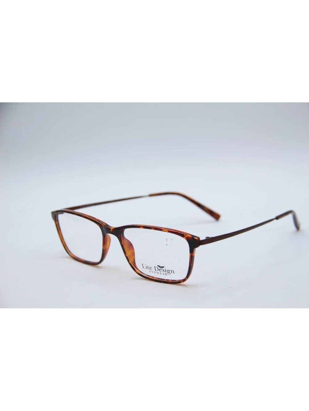 Lite Design Ld1001 Tortoise Brown Authentic Eyeglasses 53-17